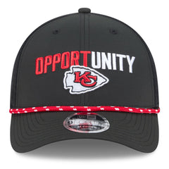 Kansas City Chiefs New Era 2025 Inspire Change 9FORTY M-Crown Adjustable Hat - Black sale