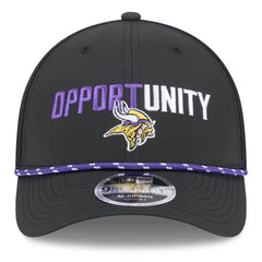 Minnesota Vikings New Era 2025 Inspire Change 9FORTY M-Crown Adjustable Hat - Black online