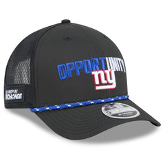 New York Giants New Era 2025 Inspire Change 9FORTY M-Crown Adjustable Hat - Black discount