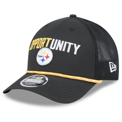 Pittsburgh Steelers New Era 2025 Inspire Change 9FORTY M-Crown Adjustable Hat - Black on sale