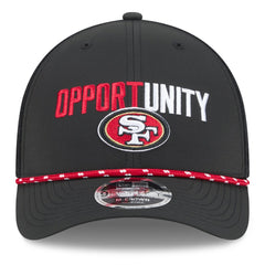 San Francisco 49ers New Era 2025 Inspire Change 9FORTY M-Crown Adjustable Hat - Black sale