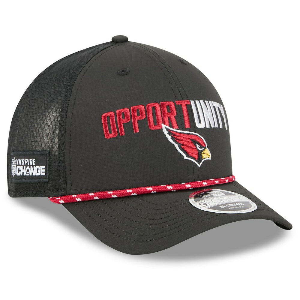 Arizona Cardinals New Era 2025 Inspire Change 9FORTY M-Crown Adjustable Hat - Black on sale