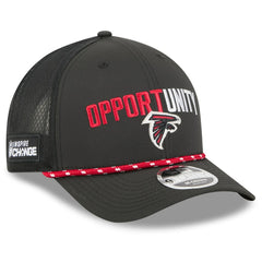 Atlanta Falcons New Era 2025 Inspire Change 9FORTY M-Crown Adjustable Hat - Black sale