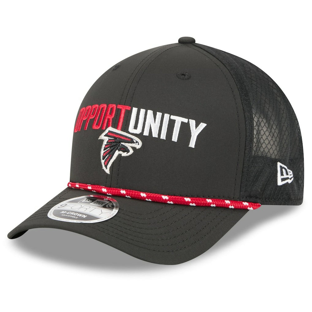 Atlanta Falcons New Era 2025 Inspire Change 9FORTY M-Crown Adjustable Hat - Black sale