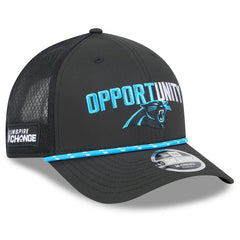 Carolina Panthers New Era 2025 Inspire Change 9FORTY M-Crown Adjustable Hat - Black on sale