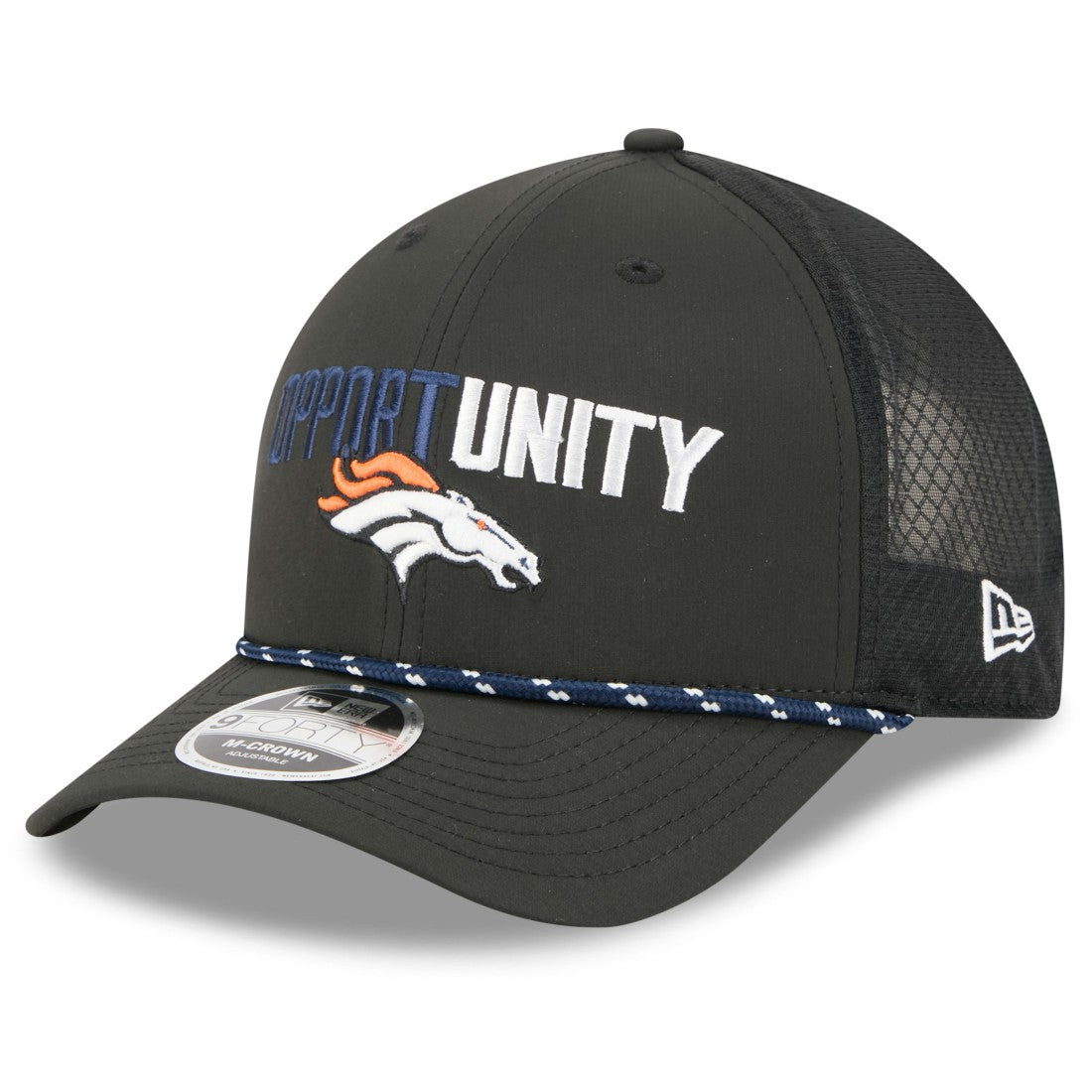 Denver Broncos New Era 2025 Inspire Change 9FORTY M-Crown Adjustable Hat - Black on sale