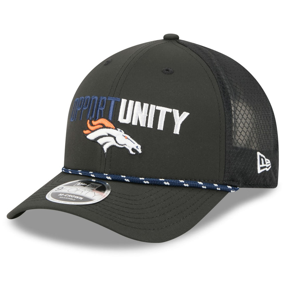 Denver Broncos New Era 2025 Inspire Change 9FORTY M-Crown Adjustable Hat - Black on sale