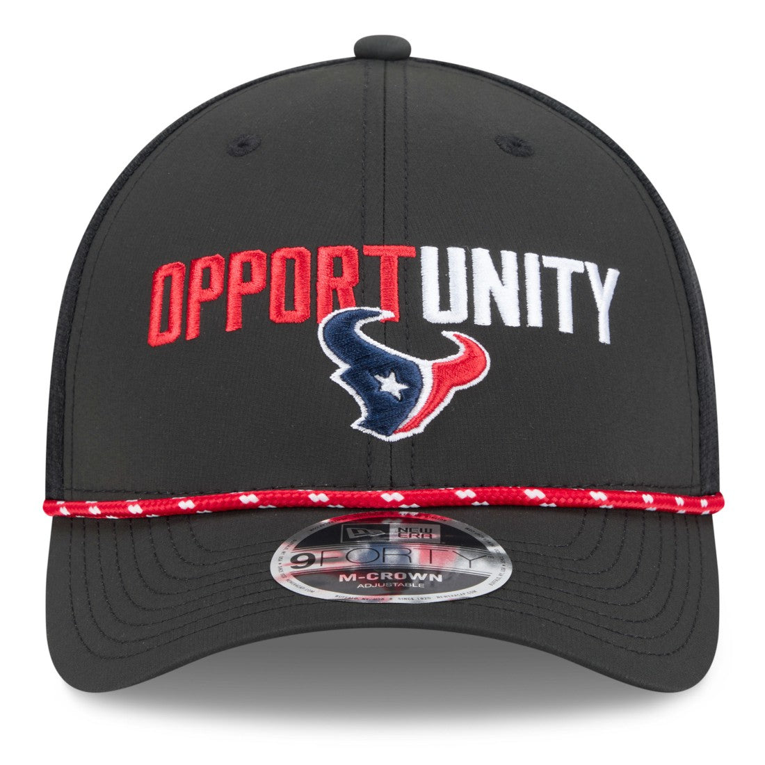 Houston Texans New Era 2025 Inspire Change 9FORTY M-Crown Adjustable Hat - Black cheap