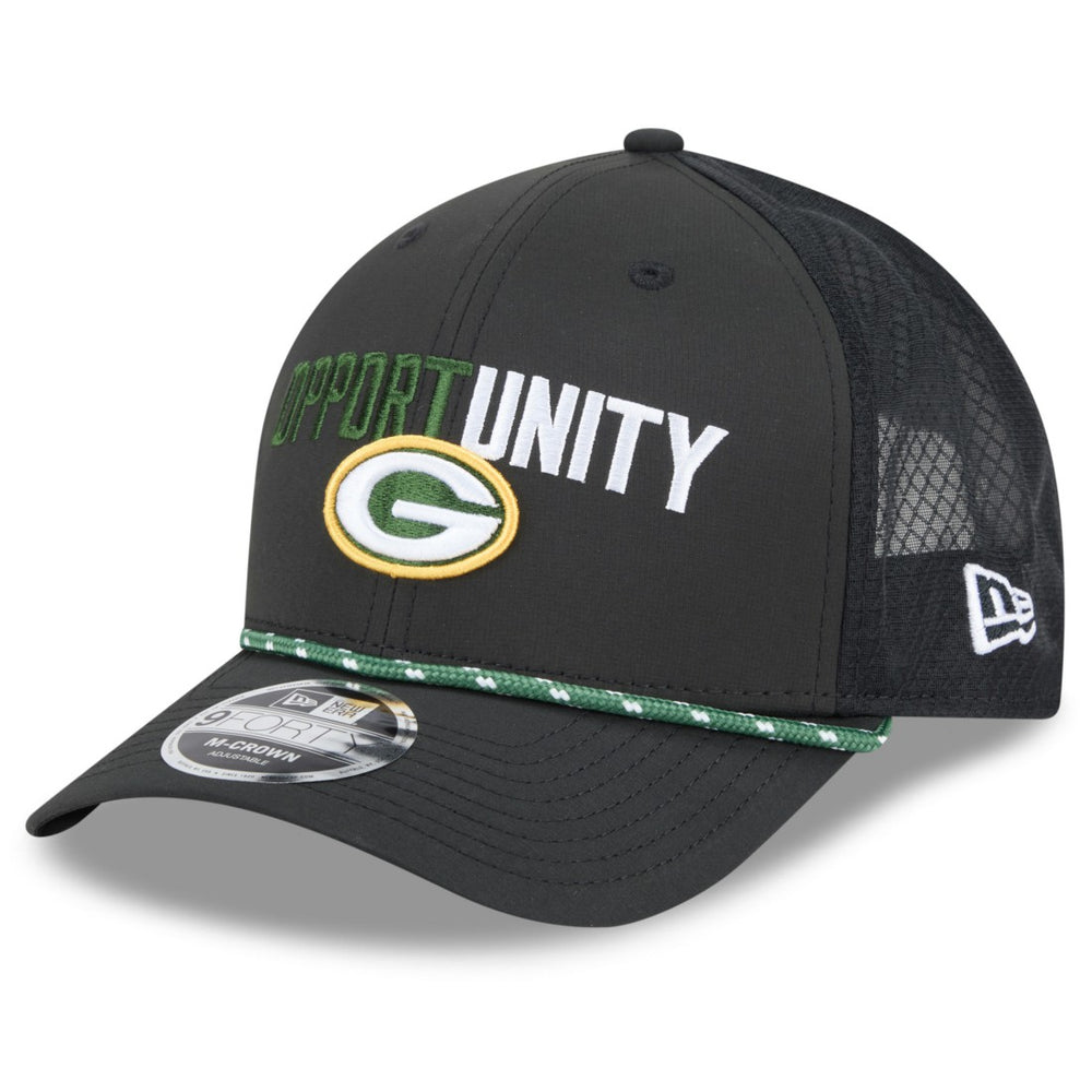Green Bay Packers New Era 2025 Inspire Change 9FORTY M-Crown Adjustable Hat - Black outlet