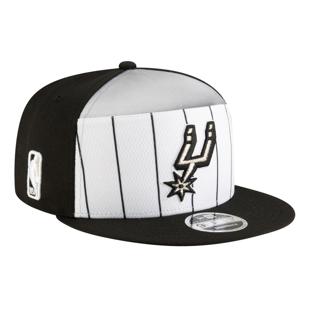 San Antonio Spurs Youth 2025 NBA Tip Off Split Panel 9FIFTY Snapback Hat - White/Black discount
