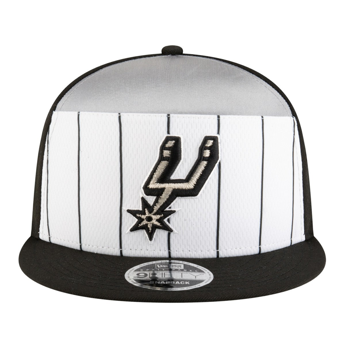 San Antonio Spurs Youth 2025 NBA Tip Off Split Panel 9FIFTY Snapback Hat - White/Black discount