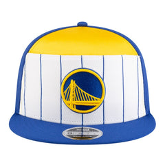 Golden State Warriors Youth 2025 NBA Tip Off Split Panel 9FIFTY Snapback Hat sale - White/Royal on sale