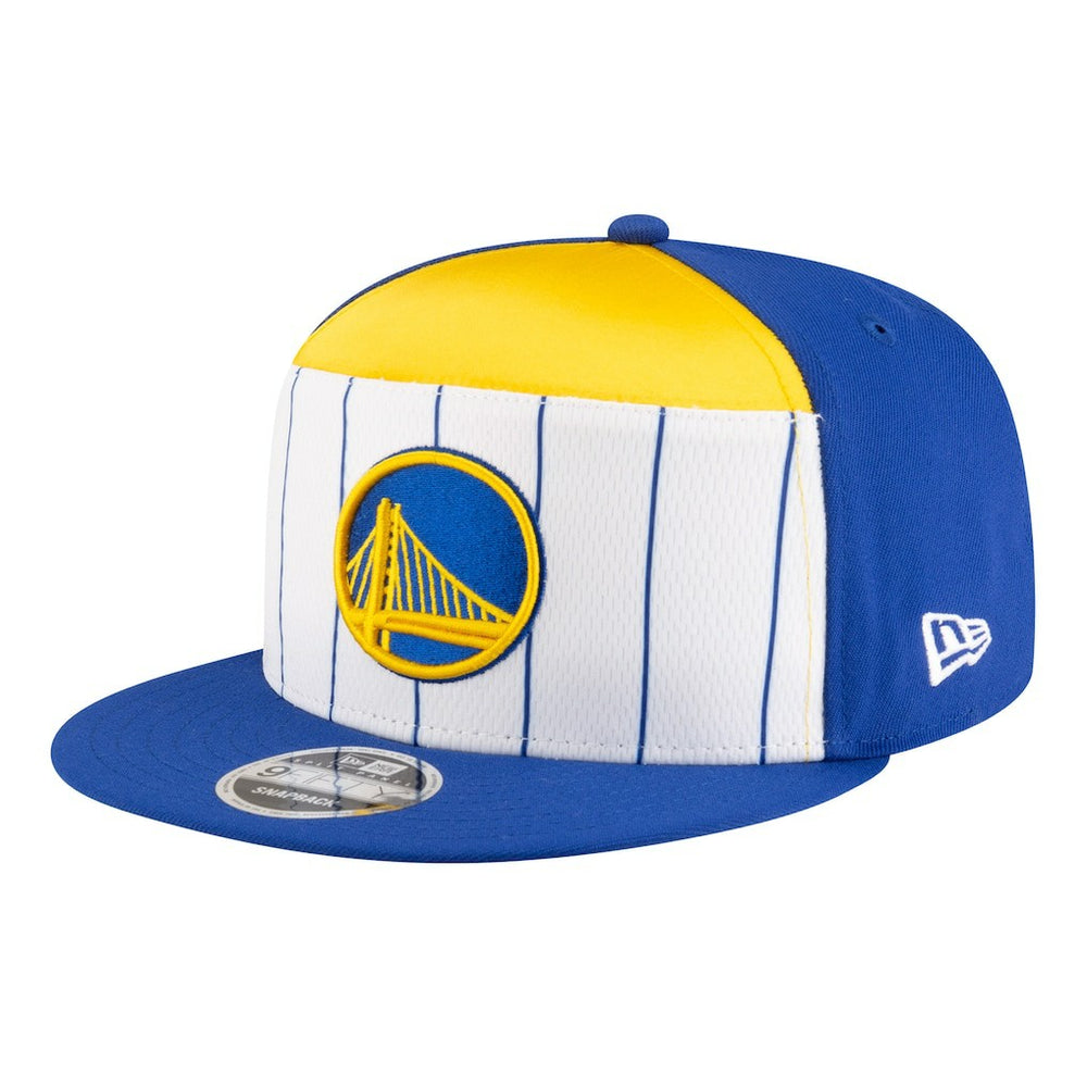Golden State Warriors Youth 2025 NBA Tip Off Split Panel 9FIFTY Snapback Hat sale - White/Royal on sale