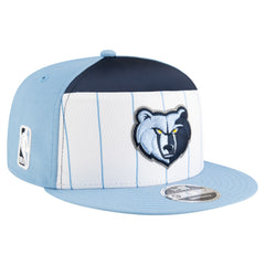 Memphis Grizzlies Youth 2025 NBA Tip Off Split Panel 9FIFTY Snapback Hat - White/Light Blue sale