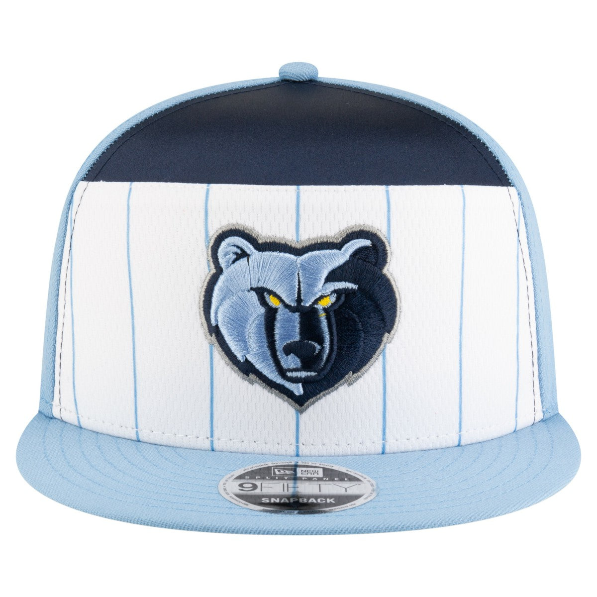 Memphis Grizzlies Youth 2025 NBA Tip Off Split Panel 9FIFTY Snapback Hat - White/Light Blue sale