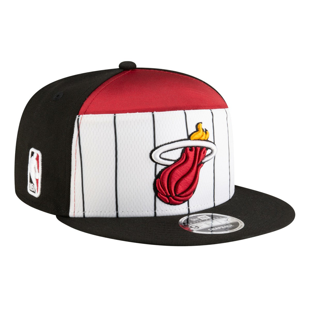 Miami Heat Youth 2025 NBA Tip Off Split Panel 9FIFTY Snapback Hat - White/Black online