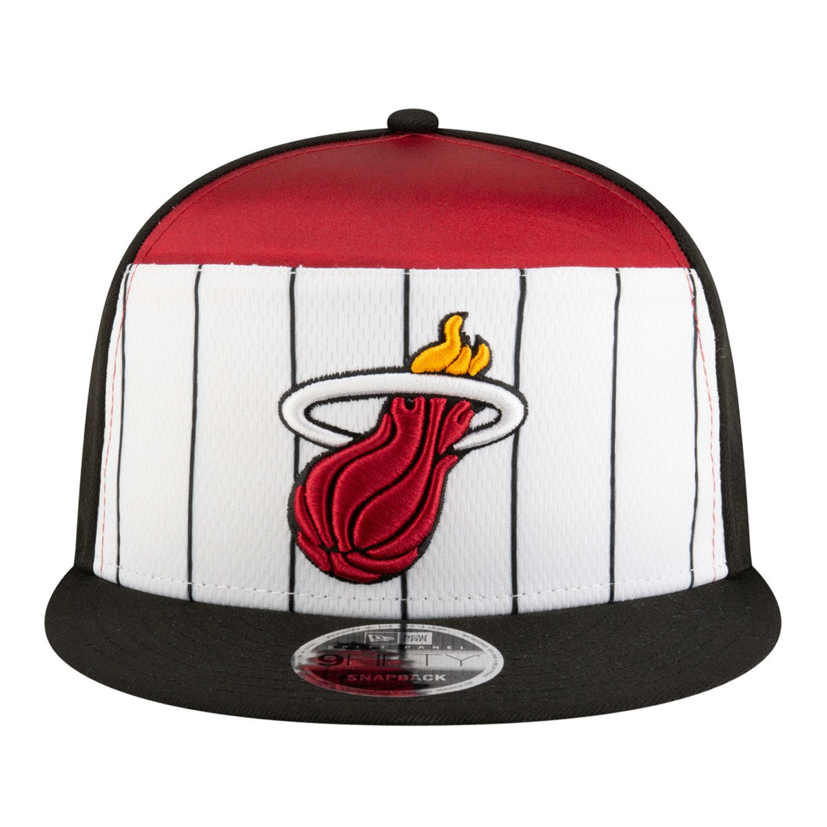 Miami Heat Youth 2025 NBA Tip Off Split Panel 9FIFTY Snapback Hat - White/Black online
