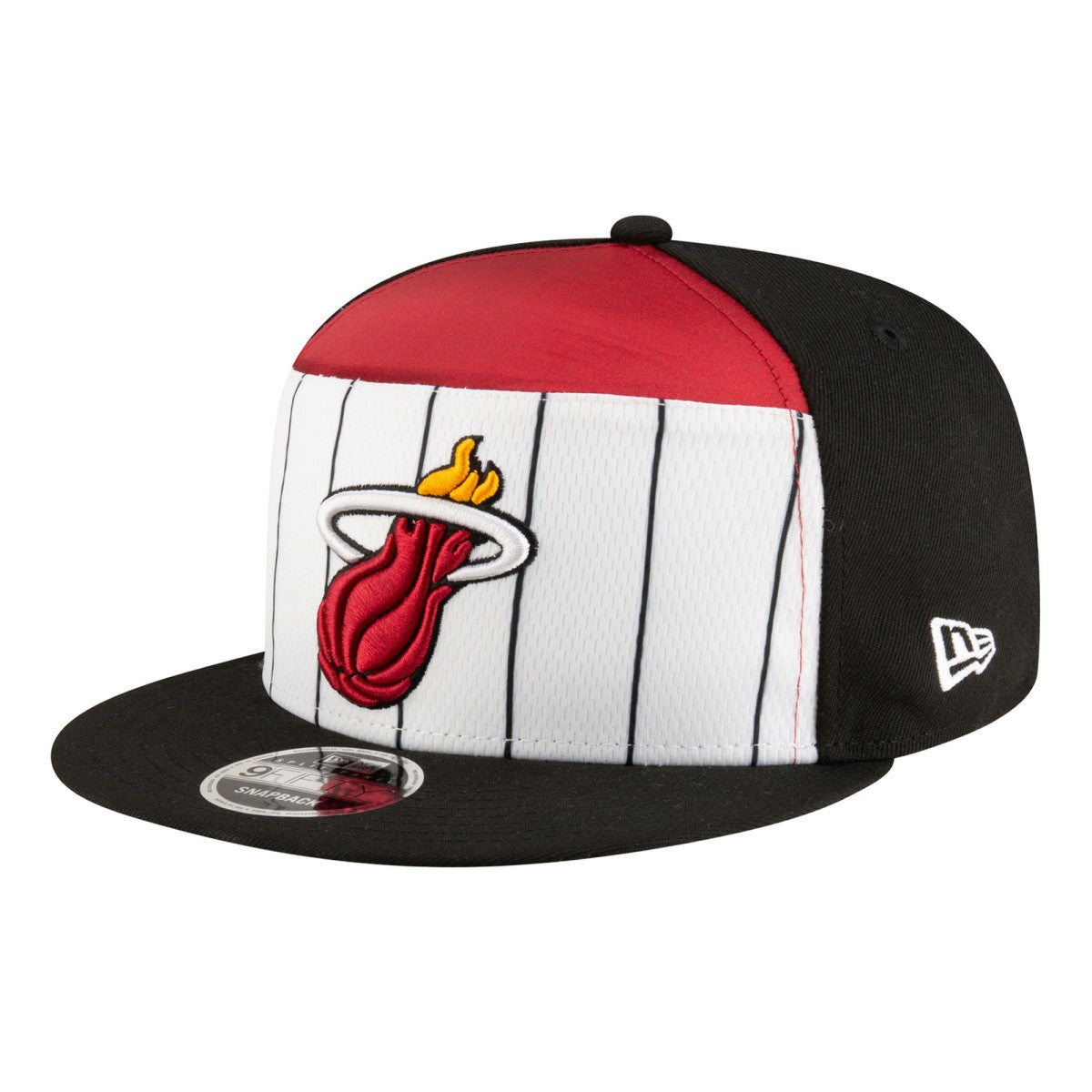 Miami Heat Youth 2025 NBA Tip Off Split Panel 9FIFTY Snapback Hat - White/Black online