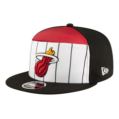 Miami Heat Youth 2025 NBA Tip Off Split Panel 9FIFTY Snapback Hat - White/Black online