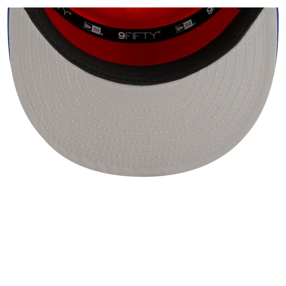 New York Knicks Youth 2025 NBA Tip Off Split Panel 9FIFTY Snapback Hat - White/Blue on sale