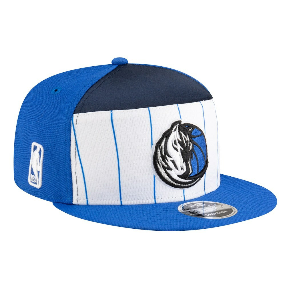 Dallas Mavericks Youth 2025 NBA Tip Off Split Panel 9FIFTY Snapback Hat sale - White/Blue for sale