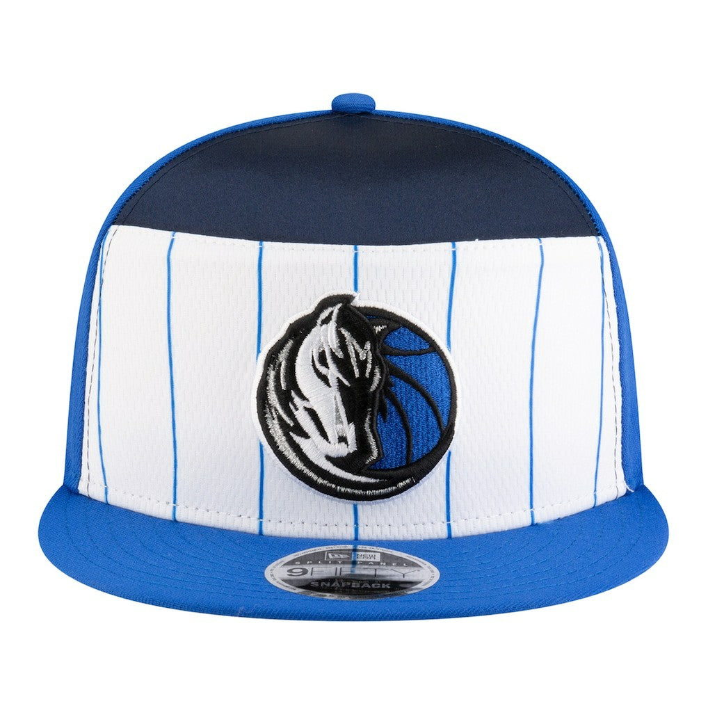 Dallas Mavericks Youth 2025 NBA Tip Off Split Panel 9FIFTY Snapback Hat sale - White/Blue for sale