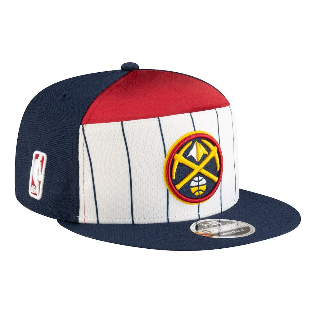 Denver Nuggets Youth 2025 NBA Tip Off Split Panel 9FIFTY Snapback Hat sale - White/Navy for sale