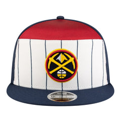 Denver Nuggets Youth 2025 NBA Tip Off Split Panel 9FIFTY Snapback Hat sale - White/Navy for sale