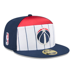 Washington Wizards 2025 NBA Tip Off Split Panel 59FIFTY Fitted Hat - White/Navy online