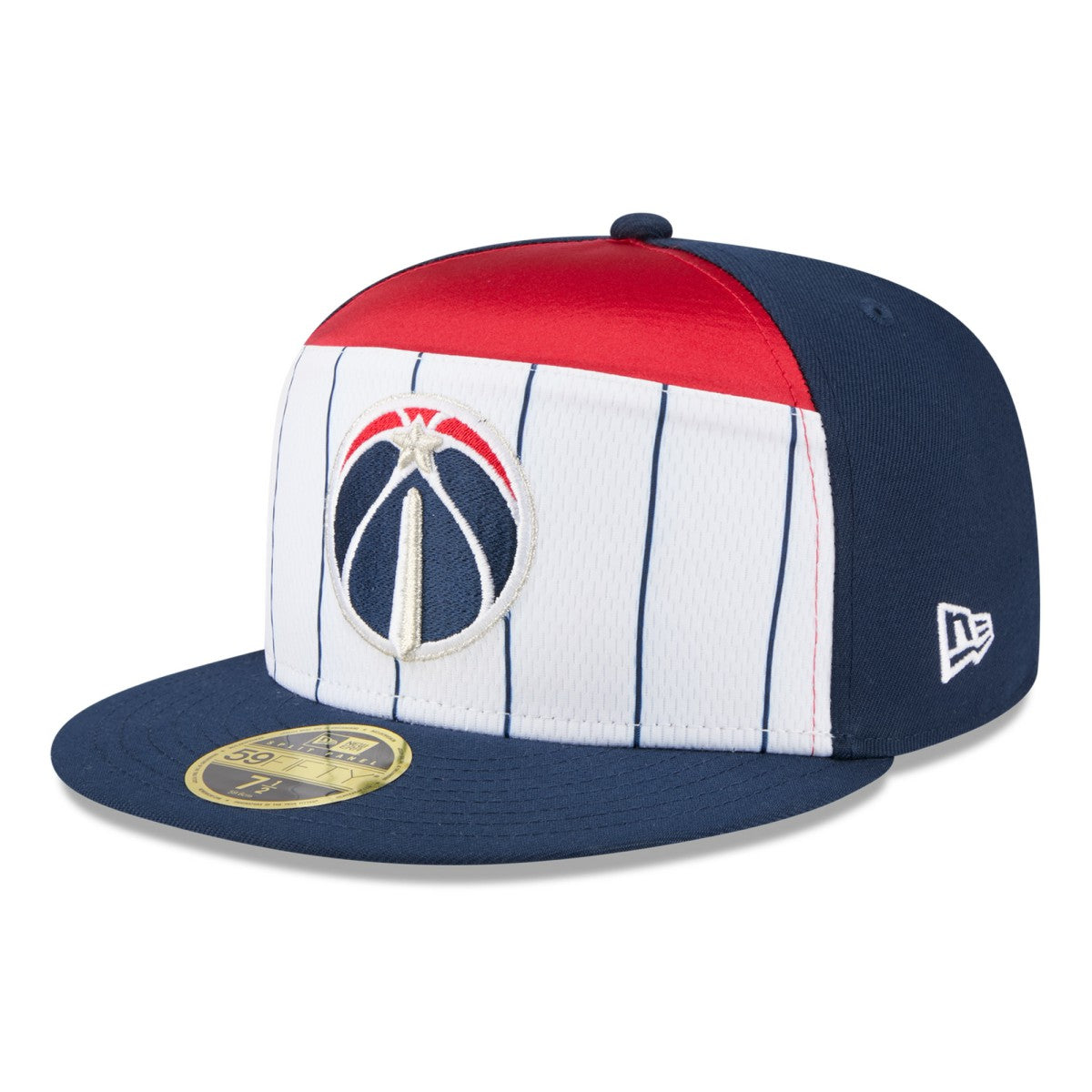 Washington Wizards 2025 NBA Tip Off Split Panel 59FIFTY Fitted Hat - White/Navy online