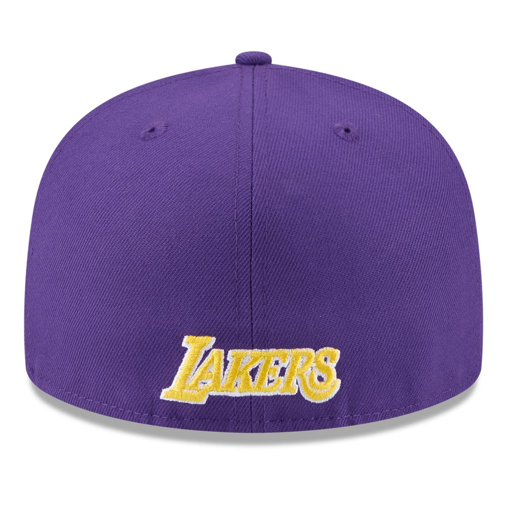 Los Angeles Lakers 2025 NBA Tip Off Split Panel 59FIFTY Fitted Hat - White/Purple sale