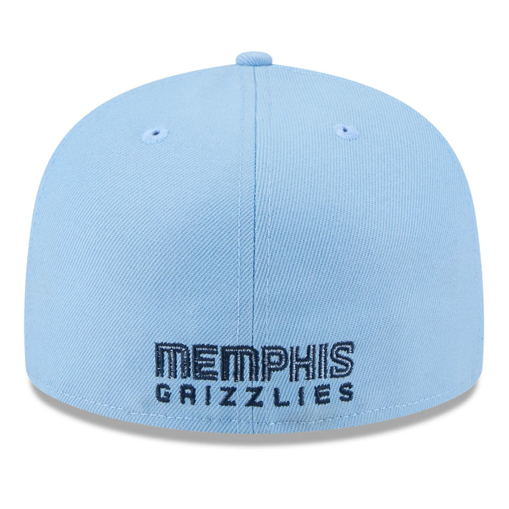 Memphis Grizzlies 2025 NBA Tip Off Split Panel 59FIFTY Fitted Hat - White/Light Blue shop
