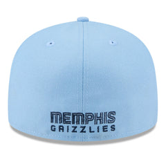 Memphis Grizzlies 2025 NBA Tip Off Split Panel 59FIFTY Fitted Hat - White/Light Blue shop