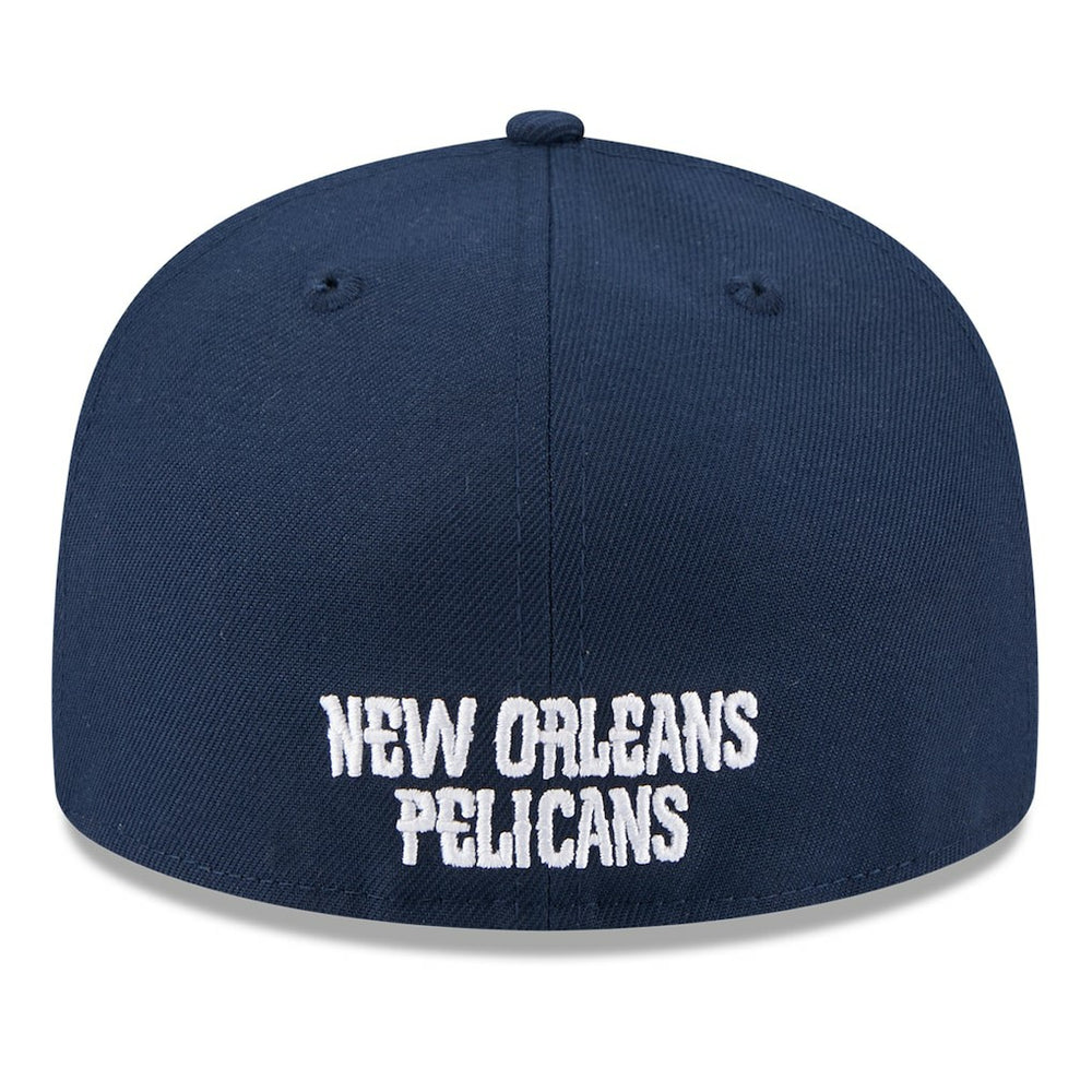 New Orleans Pelicans 2025 NBA Tip Off Split Panel 59FIFTY Fitted Hat - White/Navy discount
