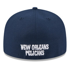 New Orleans Pelicans 2025 NBA Tip Off Split Panel 59FIFTY Fitted Hat - White/Navy discount