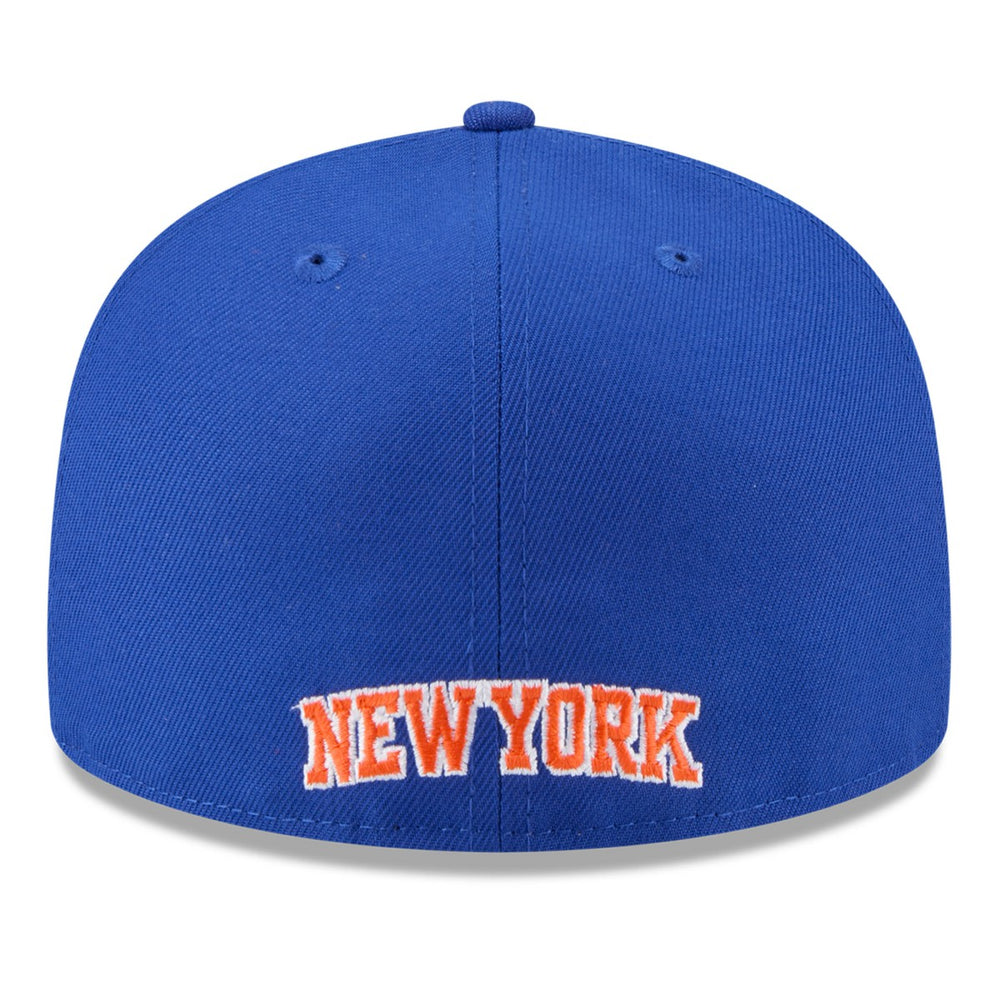 New York Knicks 2025 NBA Tip Off Split Panel 59FIFTY Fitted Hat - White/Blue for sale