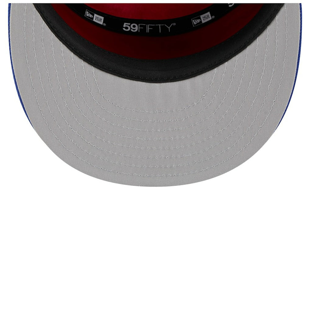 Philadelphia 76ers 2025 NBA Tip Off Split Panel 59FIFTY Fitted Hat - White/Royal on sale