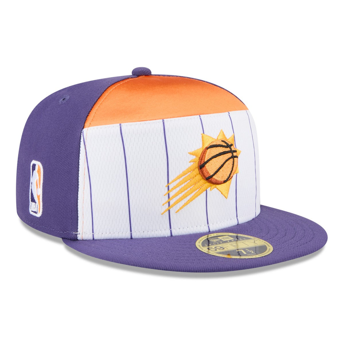Phoenix Suns 2025 NBA Tip Off Split Panel 59FIFTY Fitted Hat - White/Purple discount