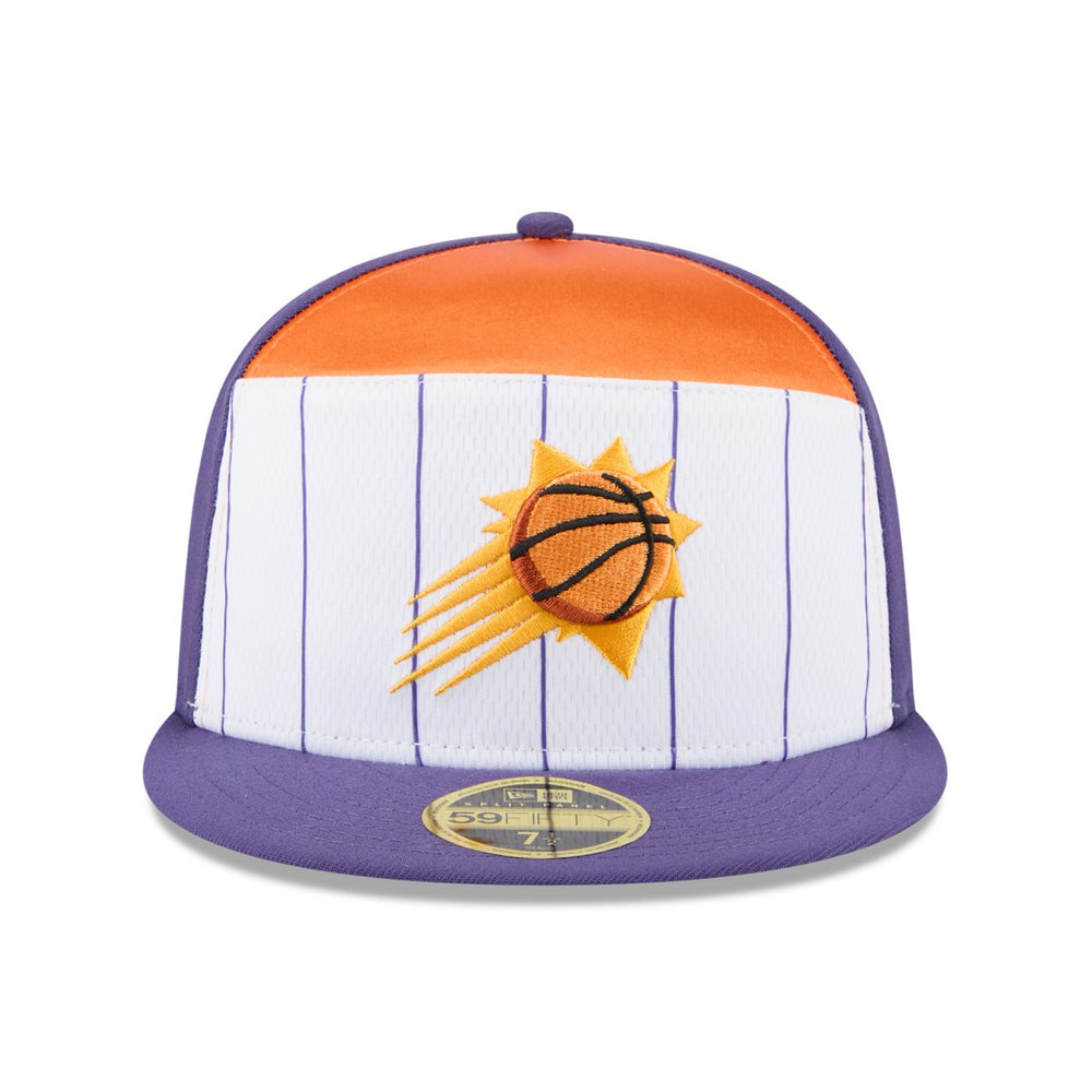 Phoenix Suns 2025 NBA Tip Off Split Panel 59FIFTY Fitted Hat - White/Purple discount