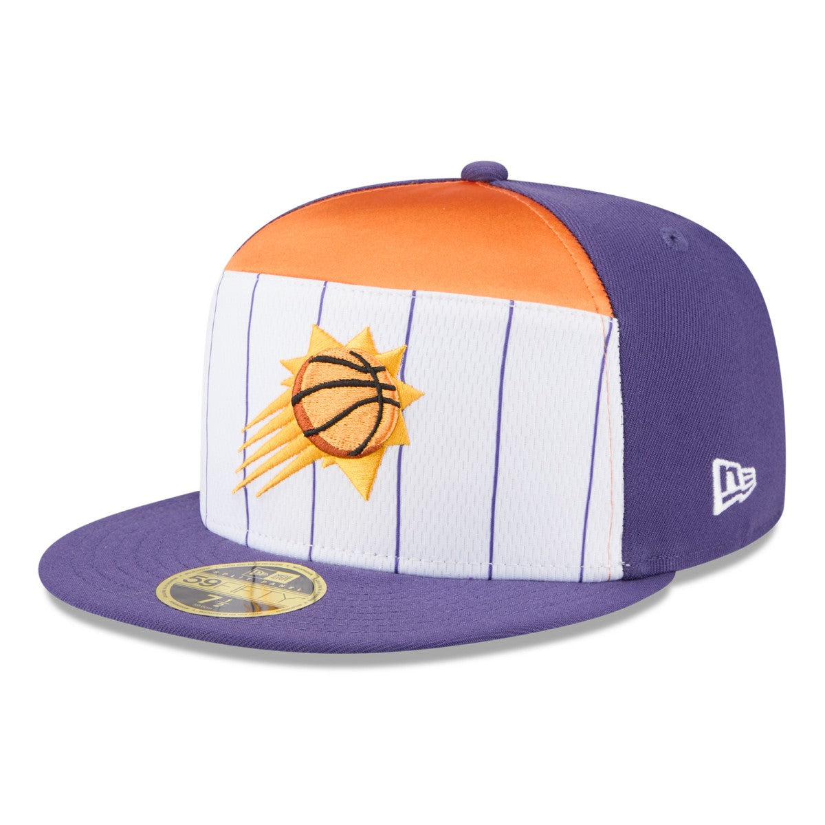 Phoenix Suns 2025 NBA Tip Off Split Panel 59FIFTY Fitted Hat - White/Purple discount
