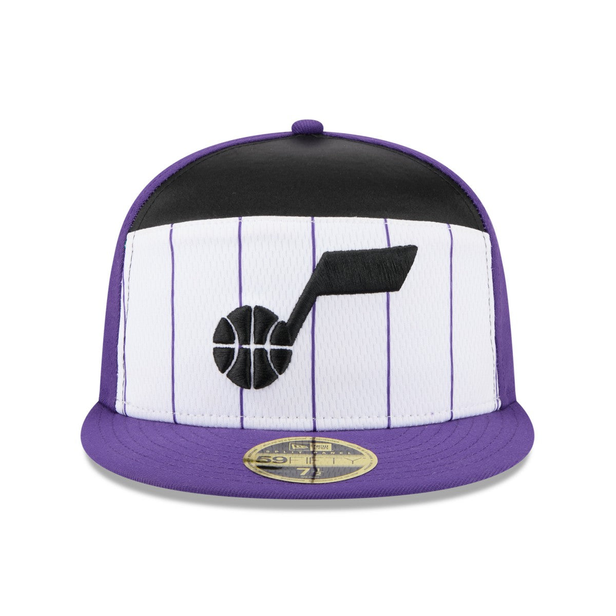 Utah Jazz 2025 NBA Tip Off Split Panel 59FIFTY Fitted Hat - White/Purple sale