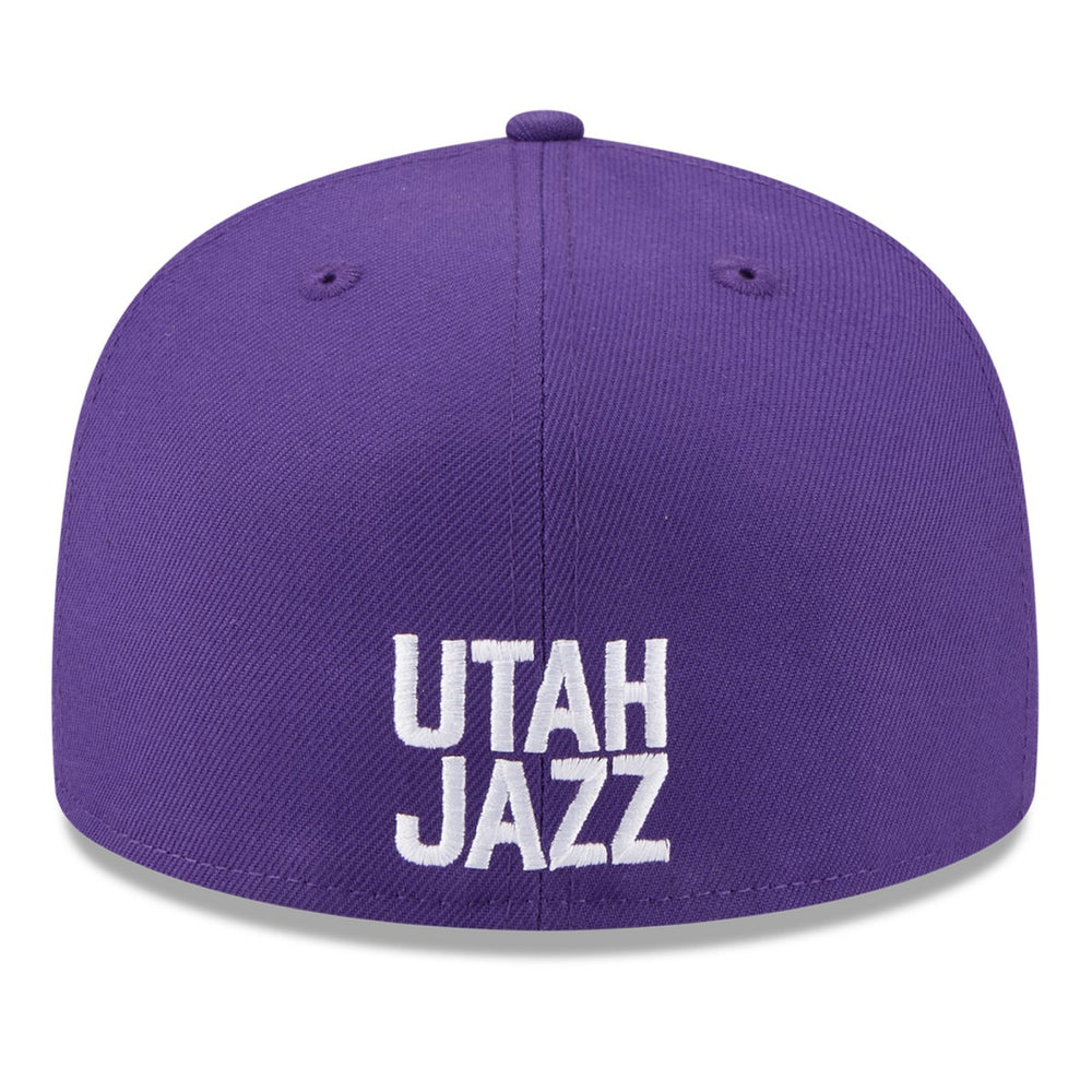 Utah Jazz 2025 NBA Tip Off Split Panel 59FIFTY Fitted Hat - White/Purple sale