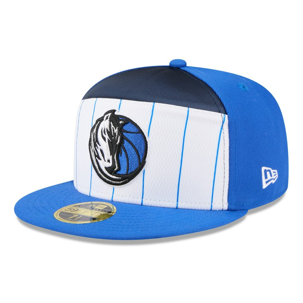 Dallas Mavericks 2025 NBA Tip Off Split Panel 59FIFTY Fitted Hat sale - White/Blue shop
