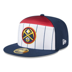 Denver Nuggets 2025 NBA Tip Off Split Panel 59FIFTY Fitted Hat sale - White/Navy cheap