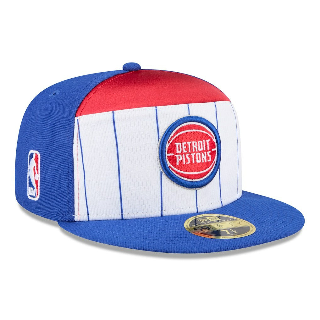 Detroit Pistons 2025 NBA Tip Off Split Panel 59FIFTY Fitted Hat sale - White/Blue outlet