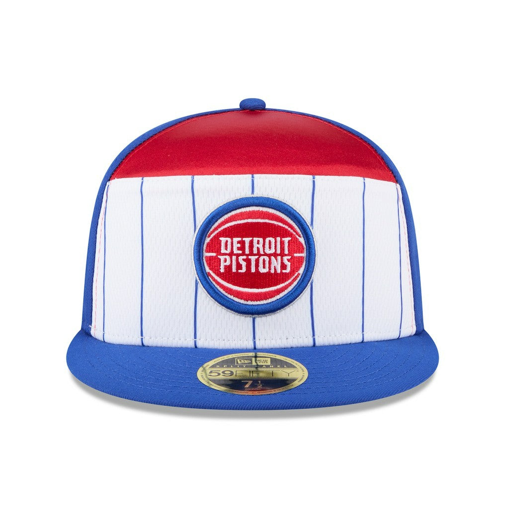 Detroit Pistons 2025 NBA Tip Off Split Panel 59FIFTY Fitted Hat sale - White/Blue outlet