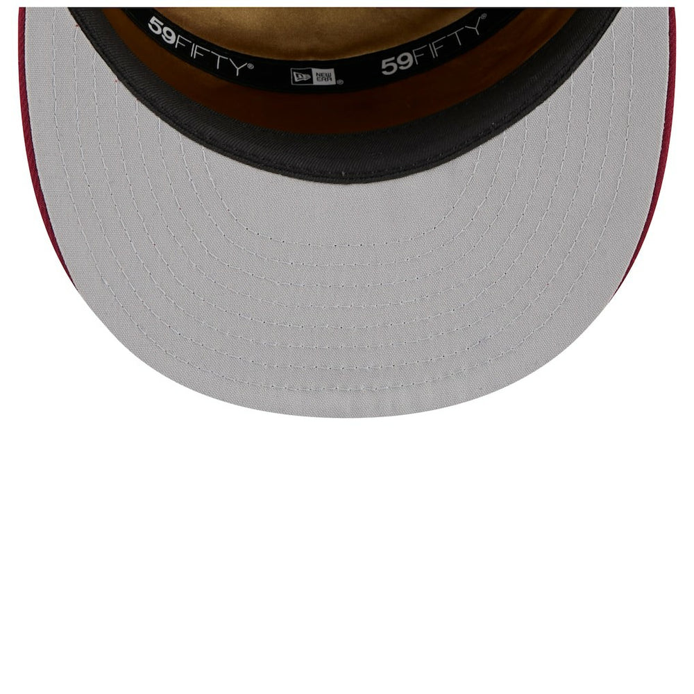 Cleveland Cavaliers 2025 NBA Tip Off Split Panel 59FIFTY Fitted Hat sale - White/Wine for sale