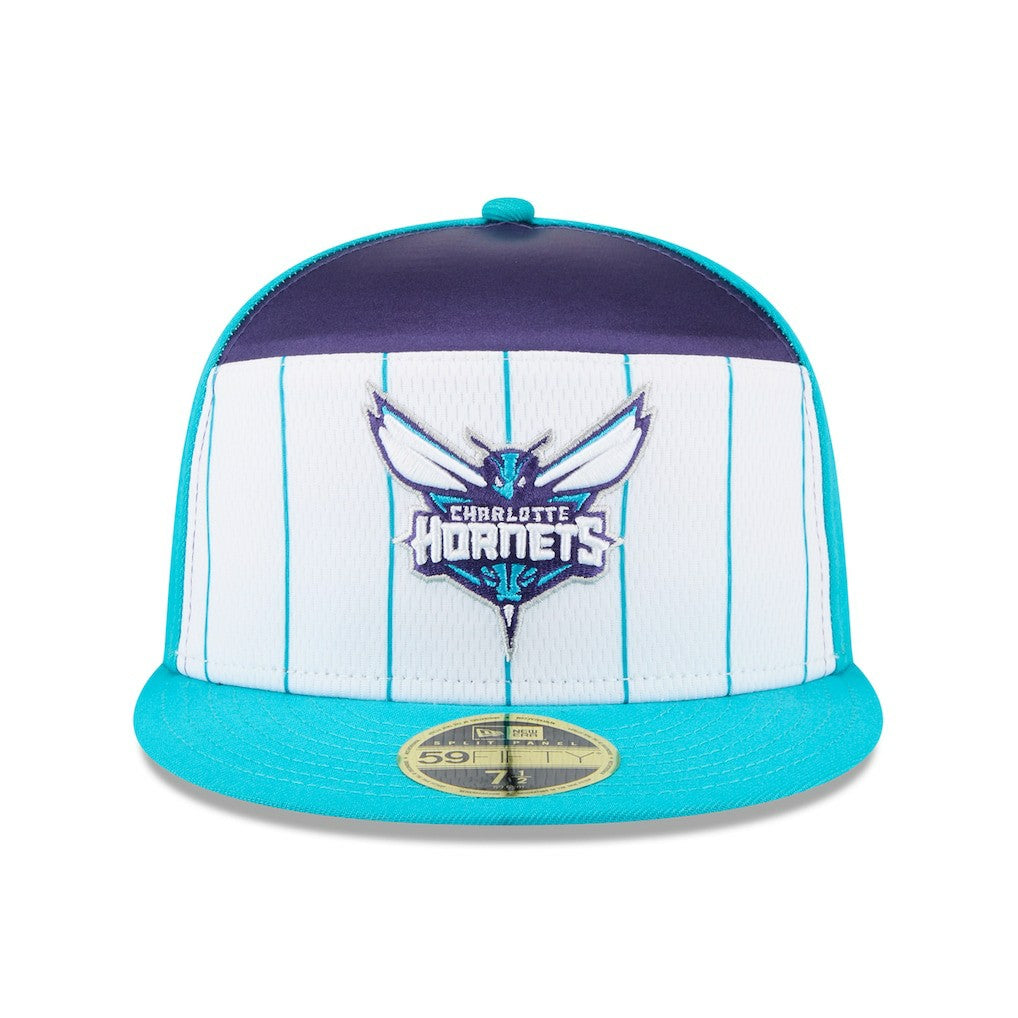 Charlotte Hornets 2025 NBA Tip Off Split Panel 59FIFTY Fitted Hat - White/Teal online