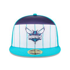 Charlotte Hornets 2025 NBA Tip Off Split Panel 59FIFTY Fitted Hat - White/Teal online