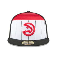 Atlanta Hawks 2025 NBA Tip Off Split Panel 59FIFTY Fitted Hat - White/Black discount